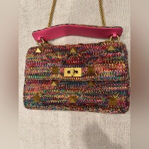 Valentino Woven Stud Bag. Like new, excellent condition. Non-smoking home.